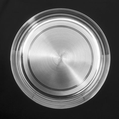 998 Solid Silver 7 Inches Simple Plate (Design 1) - PAAIE