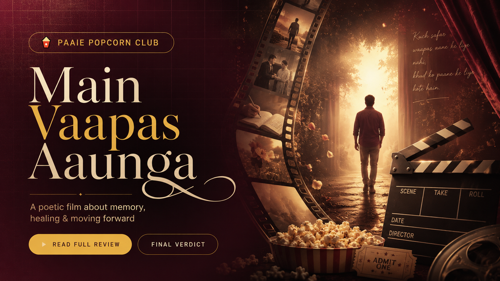 Main Vaapas Aaunga Movie Review | Paaie Popcorn Club