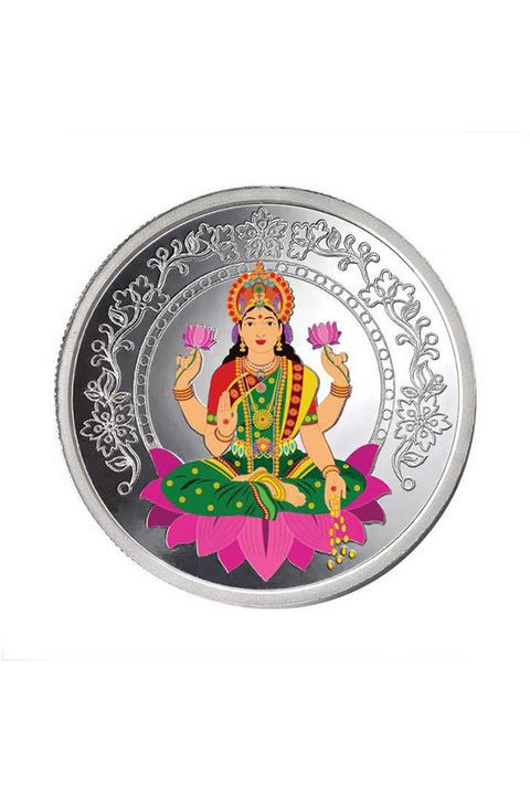 999 Lakshmi Pure Silver Coin (Design 5)