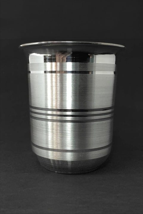 925 Solid Silver Glass (Design 1)