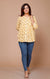 Designer Light Yellow Color Indian Ethnic Kurti For Casual Wear (K985)