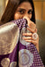 Wine Color Party Wear Weaving Soft Banarasi Silk Saree (D705)