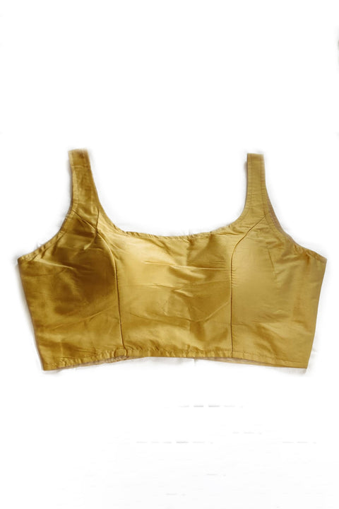 Gold Silk Blouse 
