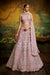 Lavender Multi Sequins Heavy Zarkan Net Embroidered Bridal Lehenga choli (D266)