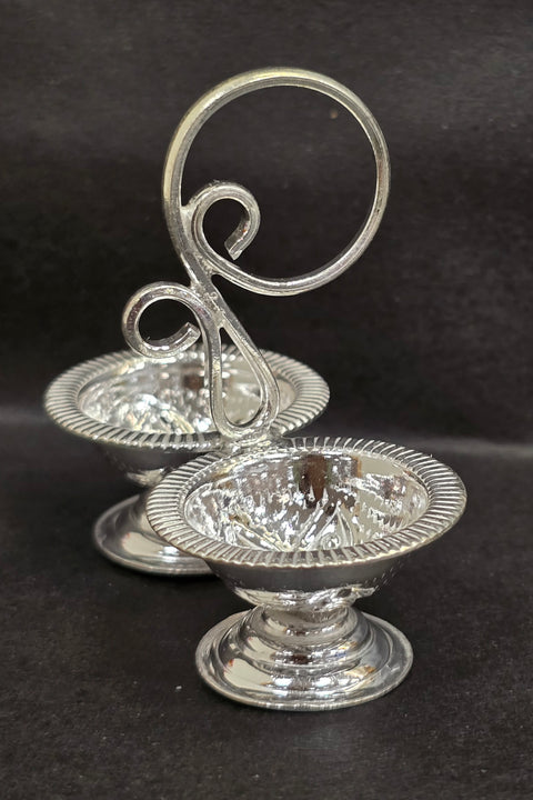 925 Pure Silver Kumkum Box Designer Piece for Pooja (Design 97)