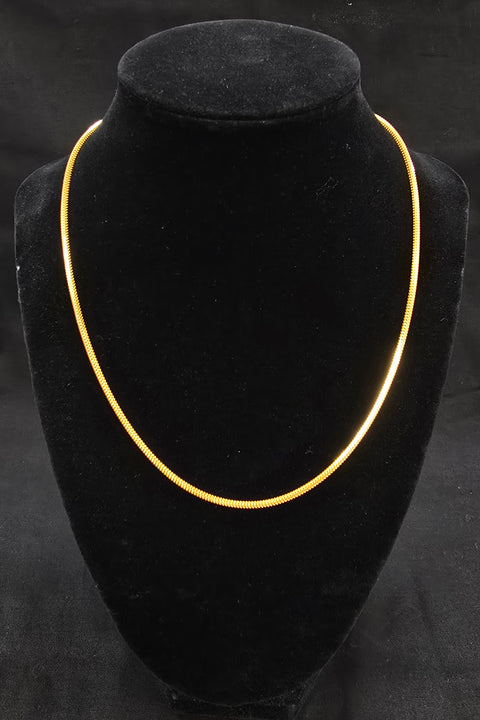 22 KT Designer Gold Chain – Crafted for Royal Grace(D150)