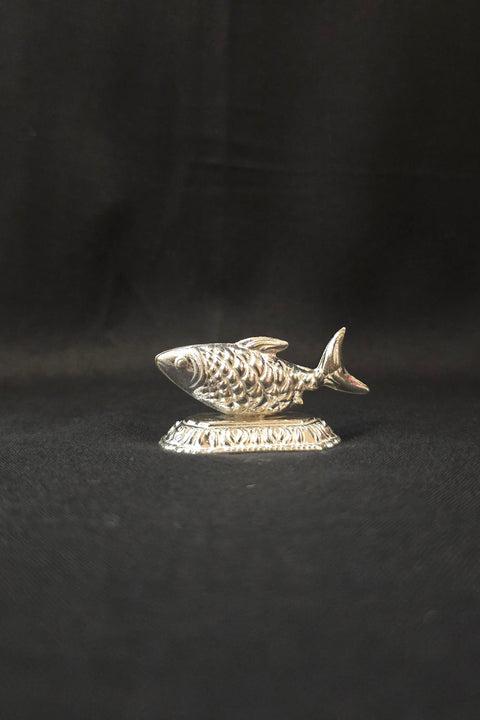 925 Pure Silver Fish for Luck, Prosperity, Health (D14)