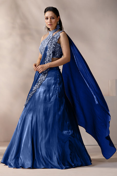 Designer Embellished Party Wear Lehenga Set (D785)