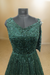 Designer Forest Green Color Net Gown With Beautiful Sequence Work For Party Wear (D5)