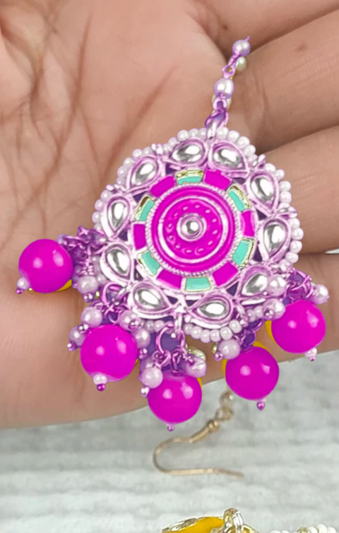 Earring With Mangtika