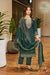 Mehandi Green Color Rayon Readymade Pant Style Suit with Dupatta (D1046)