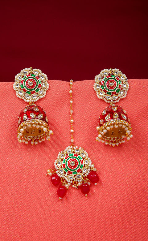 Earring With Mangtika