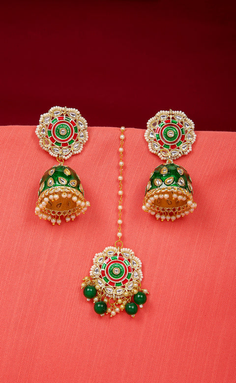 Earring With Mangtika