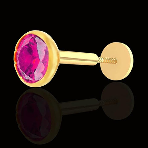 22 KT Pure Gold Designer Nose Pin by Paaie (D31)