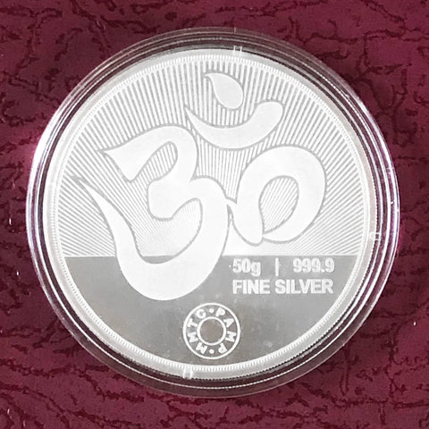 999 MMTC Lakshmi Ganesha Pure Silver Coin (Design 1)