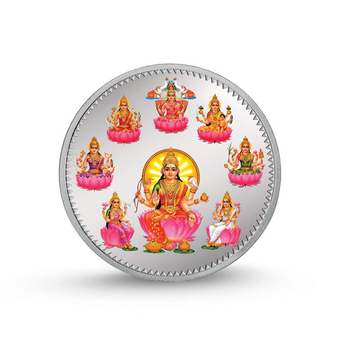 999 Asht Lakshmi Pure Silver 20 Grams Coin