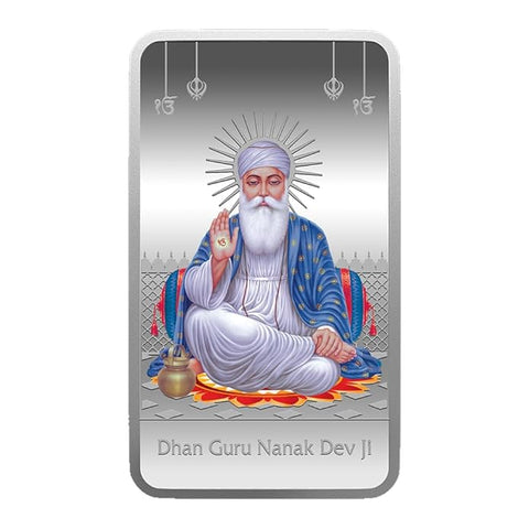 999 MMTC Guru nanak Devji Silver Coin Pure Silver Coin (Design 57)