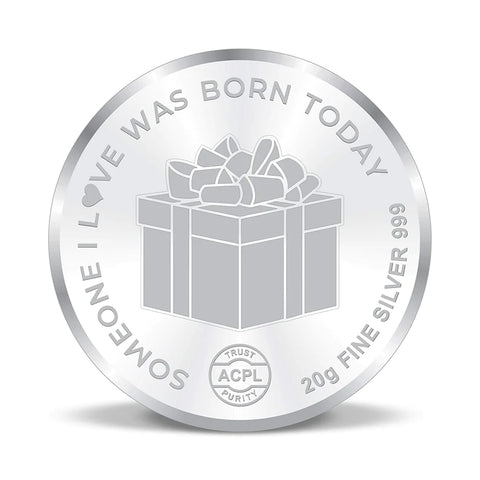 999 Happy Birthday Pure Silver Coin