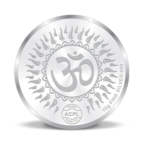 999 Pure Silver Lakshmi Ganesh Coin for Diwali & Pooja – 2.5g (Design 69)
