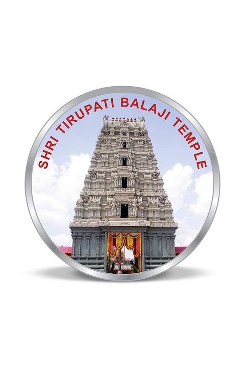 999 Tirupati Balaji Temple Pure Silver 20 Grams Coin