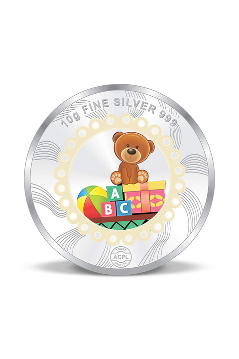 999 Baby Coin Pure Silver 10 Grams Coin (Design 15)