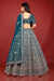 Designer Wedding Morpich Color Heavy Embroidered Net Lehenga Choli (D311)
