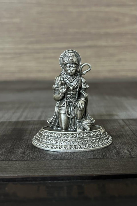 925 Pure Silver Hanuman ji Idol For House Warming (D23)