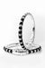 Silver black beads bangles for baby Clearance