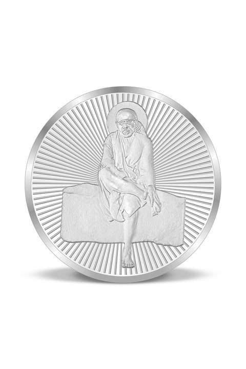 999 Sai Baba Pure Silver 10 Grams Coin