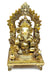 Brass Lord Ganesh Idol with Antique Finish(Design 124)