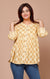 Designer Light Yellow Color Indian Ethnic Kurti For Casual Wear (K985)