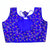 Blue Multicolor Embroidery Designer Readymade Blouse in Silk (Design 462) - PAAIE