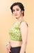 Green Color Designer Silk Embroidered Blouse For Wedding & Party Wear (Design 323)