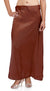 Readymade Petticoats in Brown Color for Saree (Satin)