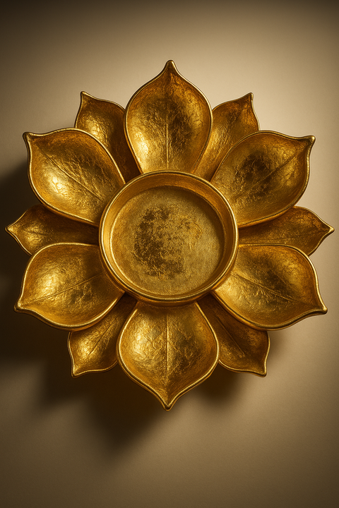 Flower Shape Tea Light Decorative Lotus Holder (Design 162)