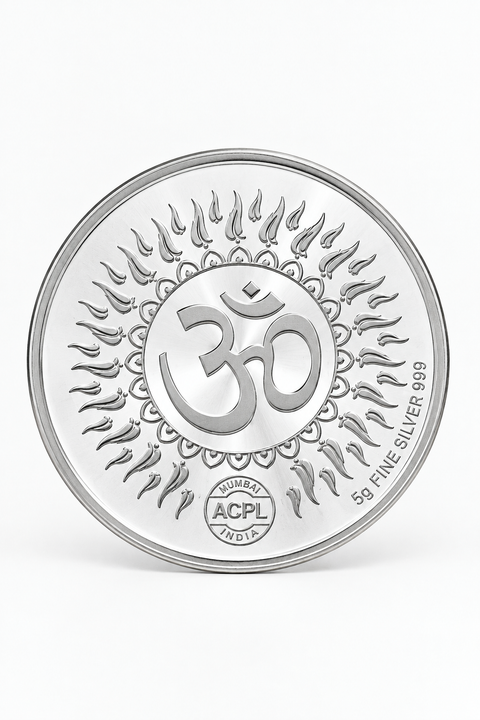 Pure Silver 10 Gram Ganesh ji Coin (Design 70)