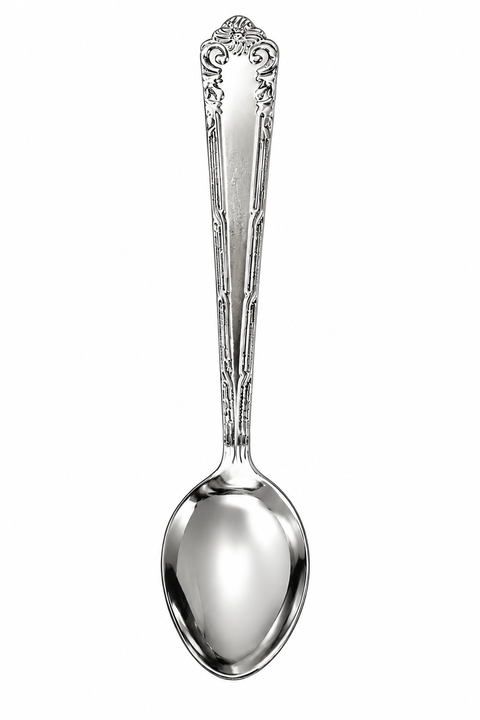 925 Solid Silver Spoon (Design 9)