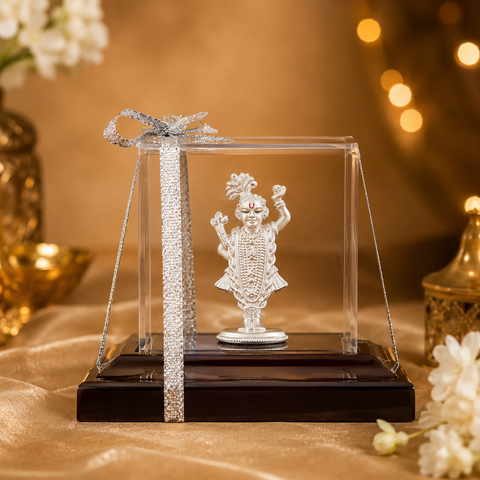 999 Pure Silver Rectangle Shreenath Ji Idol