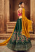 Designer Dark Green Color Georgette Thread With Sequence Embroidered Lehenga Choli (D204)