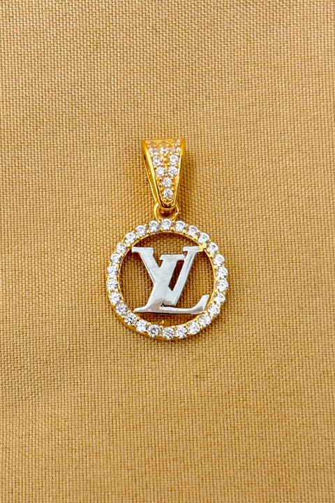 22 KT Gold Designer Louis Vitton Pendant (D57)