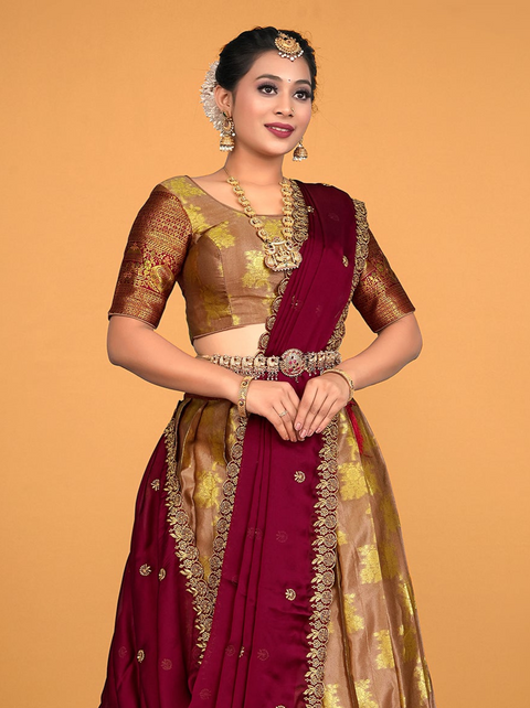  Half Saree 