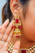 Designer Gold Plated Royal Kundan Necklace With Earrings (D860)