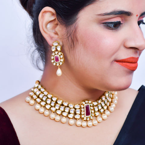 Necklace with Earrings
