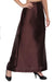 Readymade Petticoats in Dark Brown Color for Saree (Satin)