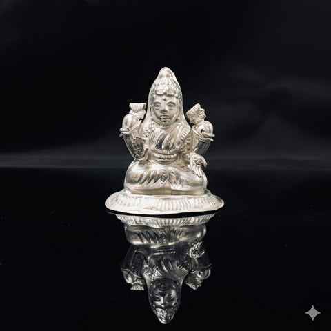 925 Abhishekam Lakshmi Silver Idol (Design 8)