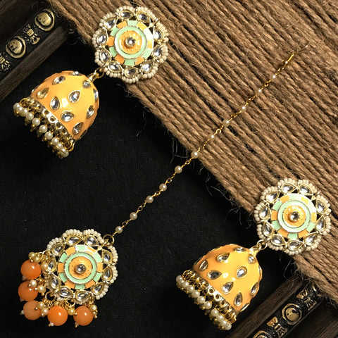 Earring With Mangtika