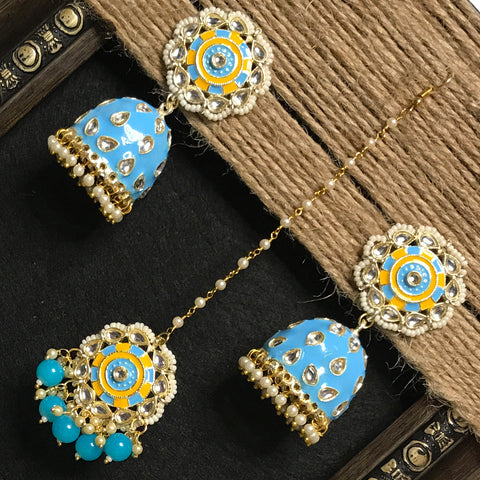 Earring With Mangtika