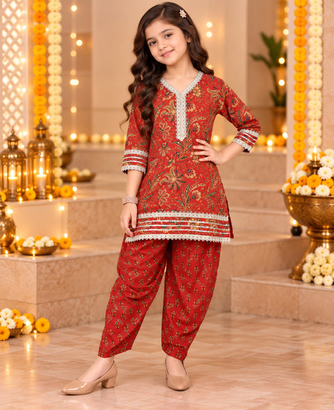 Kurta with Patiala Salwar