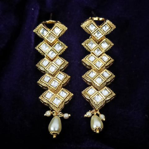 Beautiful Kundan Contemporary Earrings