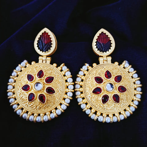 Beautifully Designed Traditional Amrapali Earrings